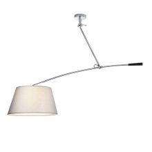 Barcelona lampa sufitowa 1x60W E27 230V z bialym abazurem